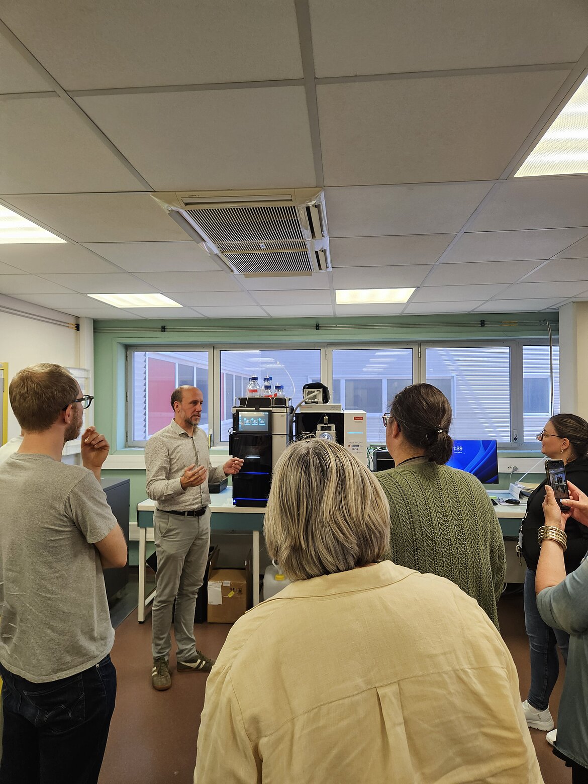 inauguration de l'orbitrap installé sur la plateforme P3M