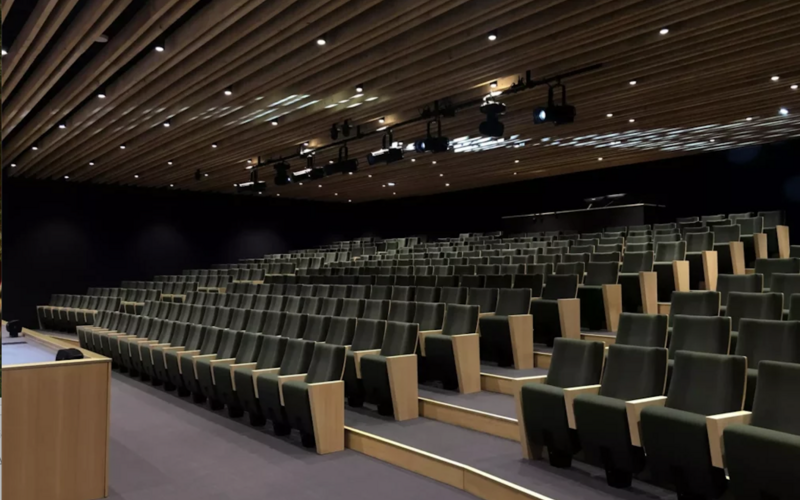photo de l'amphi de l'espace événementiel 1894 à l'Institut Pasteur de Lille